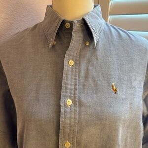 Ralph Lauren Blue Casual Button Down Shirt